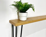 Solid Oak Console