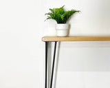 Solid Oak Console