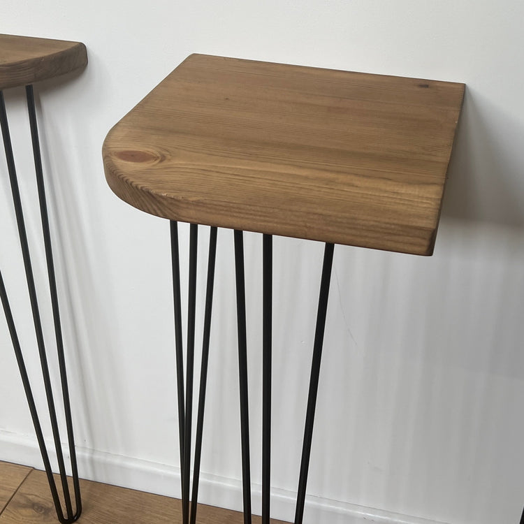 Corner console table