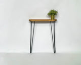 Rounded Edge Narrow Console Table