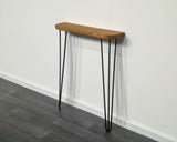 Rounded Edge Narrow Console Table