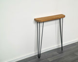 Rounded Edge Narrow Console Table