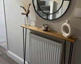 Solid Oak Console