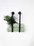 Industrial Wall Mounted Towel Holder - Handmade Iron Pipe Towel Rack