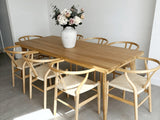 Extending Dining Table - Solid Oak - Scandi Style