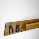 Oak Shelf with Pegs, Picture Shelf and Lead Holders