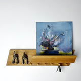 Oak Shelf with Pegs, Picture Shelf and Lead Holders