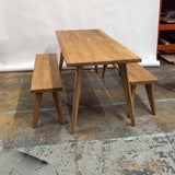 Scandi Style Dining Table & Benches