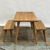 Scandi Style Dining Table & Benches
