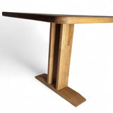 Dining Table - Solid Oak - T Frame Legs