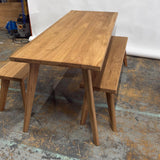 Scandi Style Dining Table & Benches