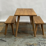 Scandi Style Dining Table & Benches