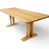 Dining Table - Solid Oak - T Frame Legs