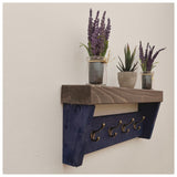 Rustic Coat Hook with shelf - knightsmaide